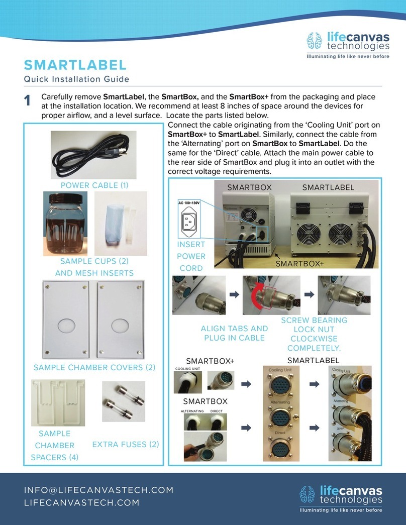 Lifecanvas Technologies SMARTLABEL User manual