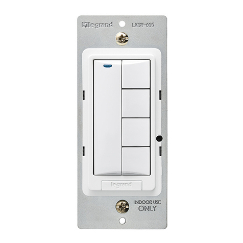LEGRAND Wattstopper LMSW-605 User manual
