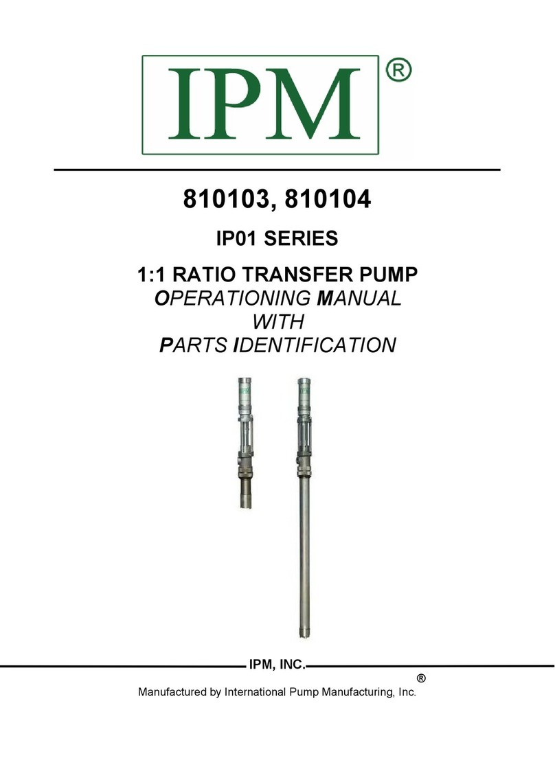 IPM 810104 OPERATIONING MANUAL WITH PARTS IDENTIFICATION IPM 810104 OPERATIONING MANUAL WITH PARTS IDENTIFICATION
