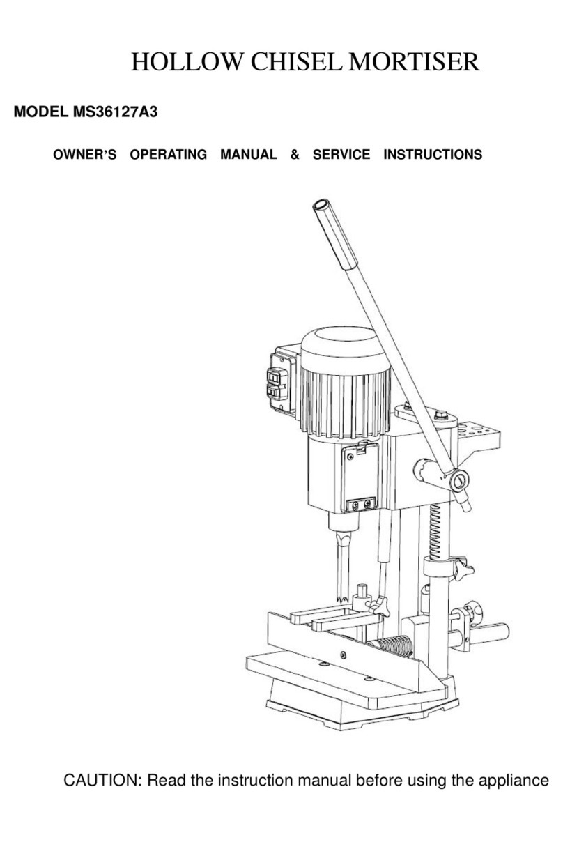 Laizhou Huibang Machinery MS36127A3 Operation manual
