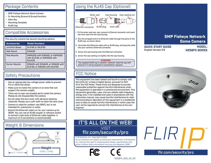 FLIR N258F5 Series User manual