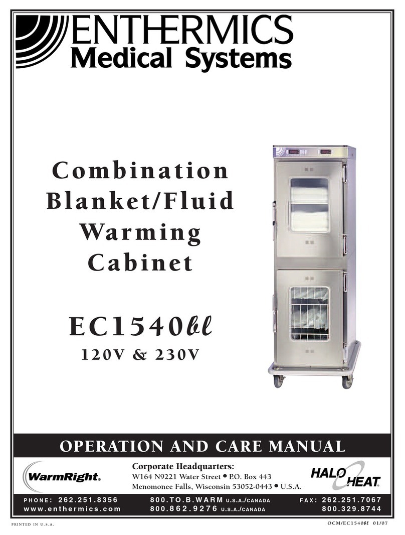 Enthermics EC1540bl Operation and care manual Enthermics EC1540bl Operation and care manual