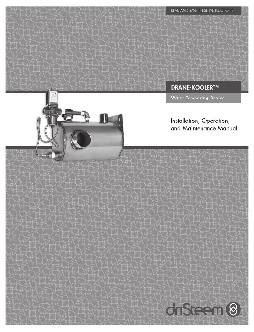 DriSteem Drane-Kooler Series User manual