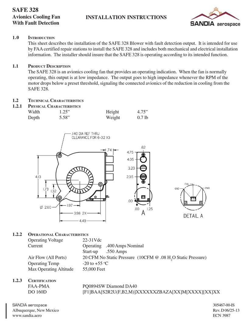 SANDIA aerospace SAFE 328 installation instructions SANDIA aerospace SAFE 328 installation instructions