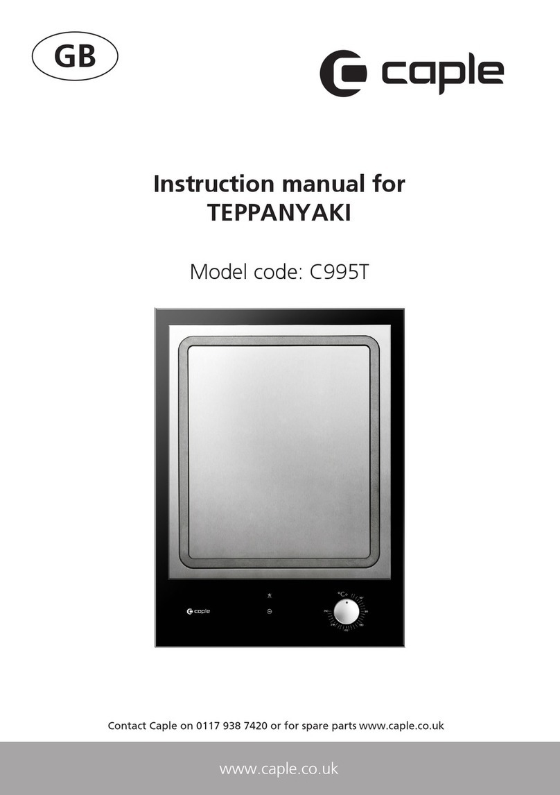Caple C995T instruction manual