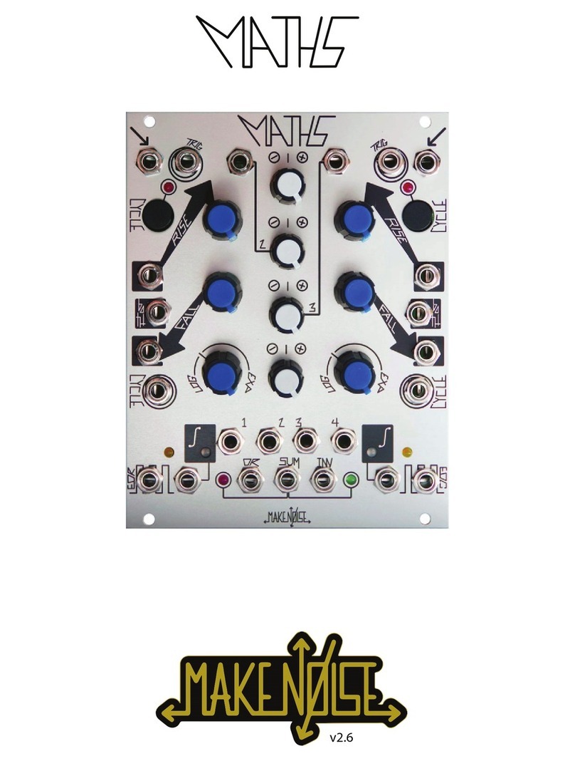 Make Noise MATHS User manual Make Noise MATHS User manual