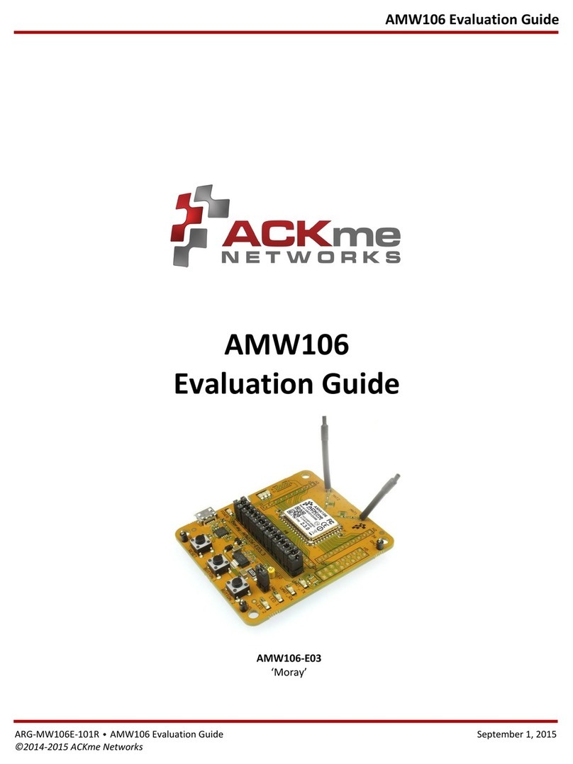 ACKme Networks AMW106 Moray Evaluation guide