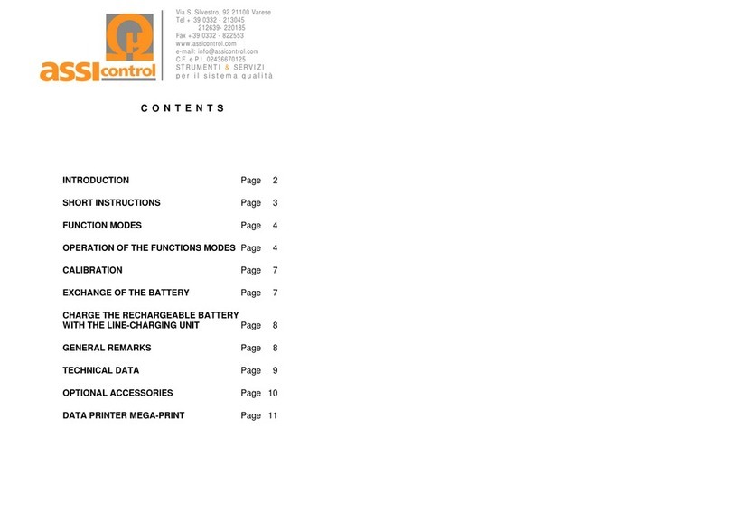 Assicontrol EASY-CHECK FE-S User manual