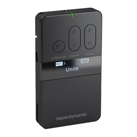 Beyerdynamic UNITE Series User manual