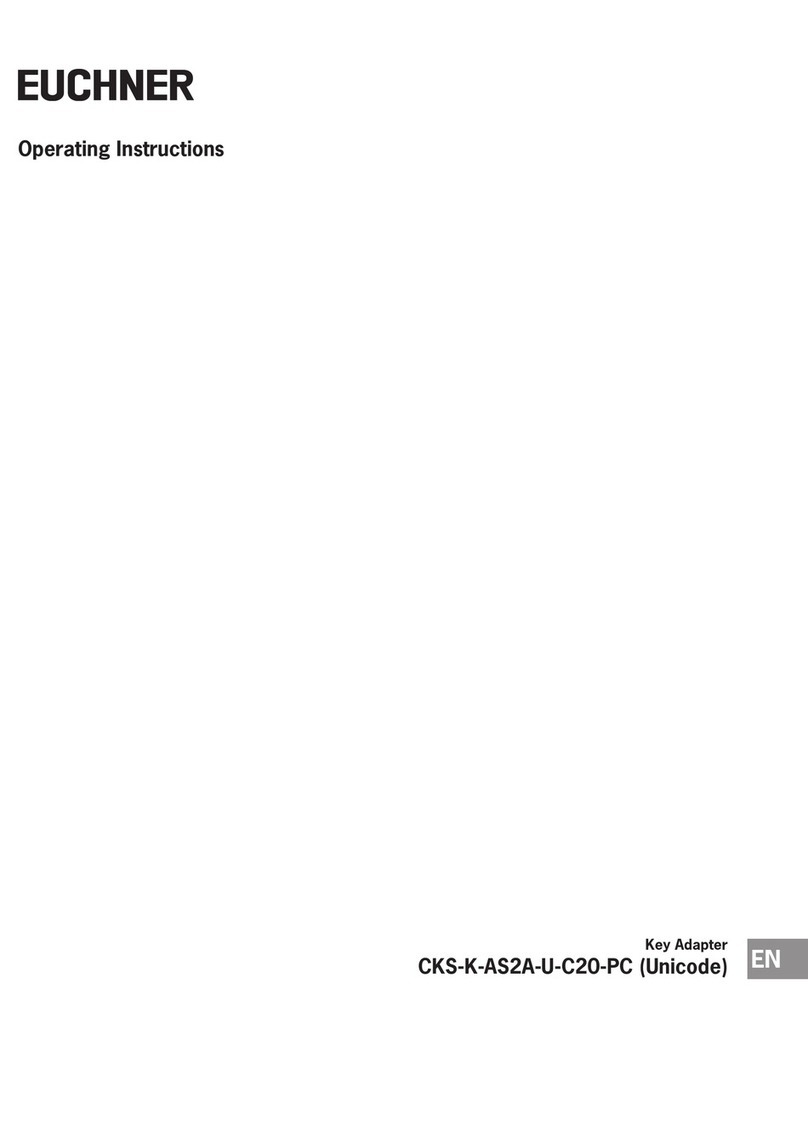 EUCHNER CKS-K-AS2A-U-C20-PC operating instructions