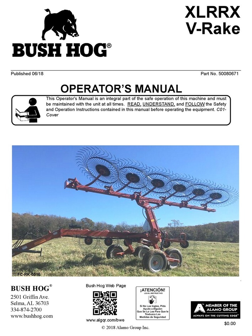 Alamo BUSH HOG XLRRX Series User manual