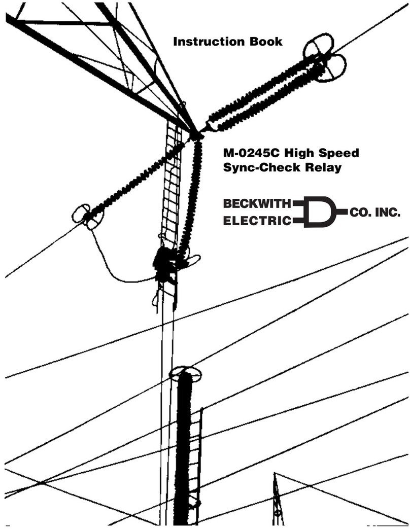 BECKWITH ELECTRIC M-0245C Instruction book