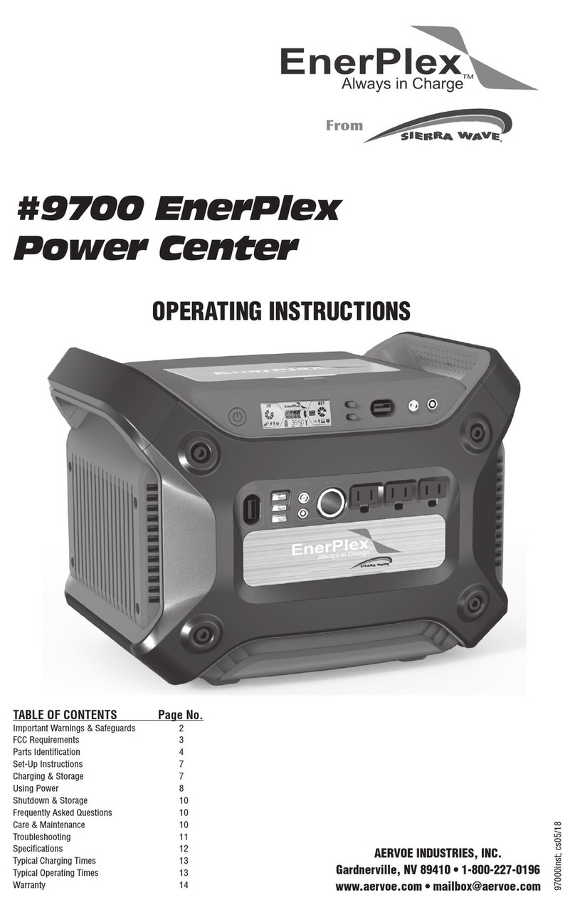 Aervoe Sierra Wave EnerPlex 9700 operating instructions
