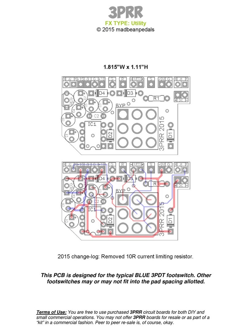 Mad Bean Pedals 3PRR quick start guide