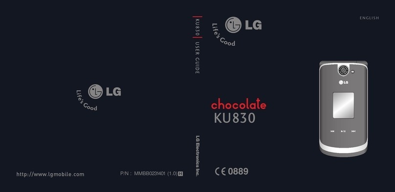 LG KU830 user guide