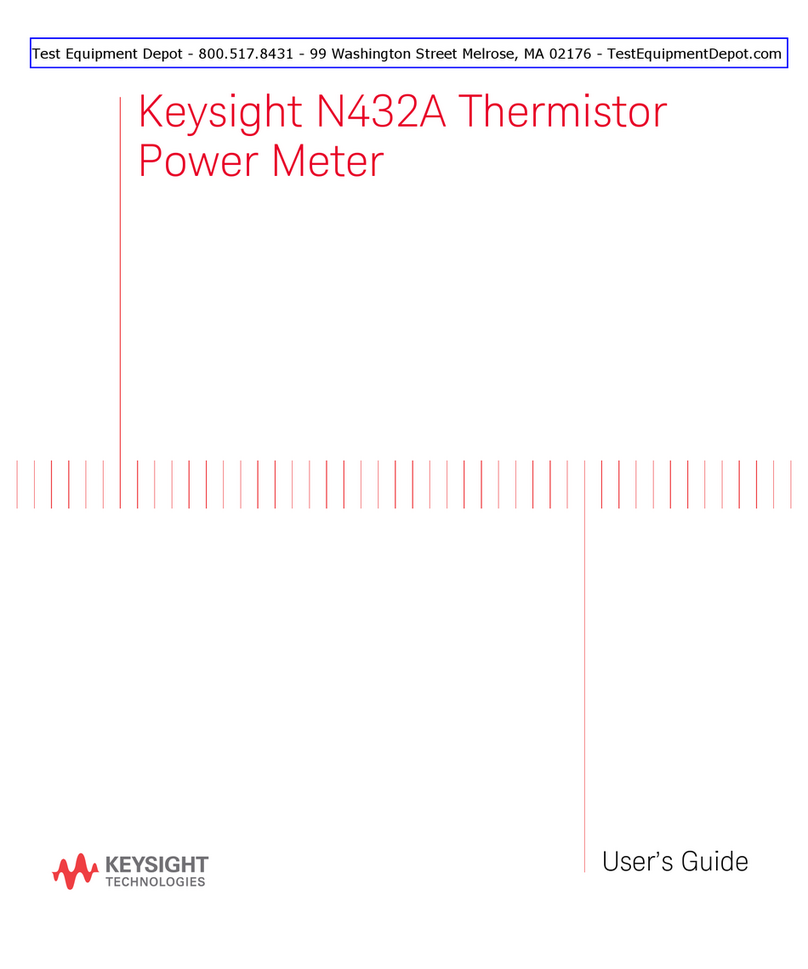 Keysight Technologies N432A User manual Keysight Technologies N432A User manual