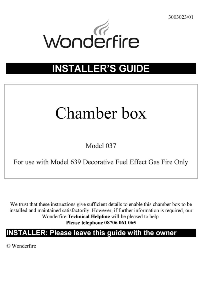 Wonderfire 037 Installer's guide
