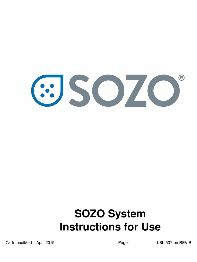 ImpediMed SOZO Instructions for use