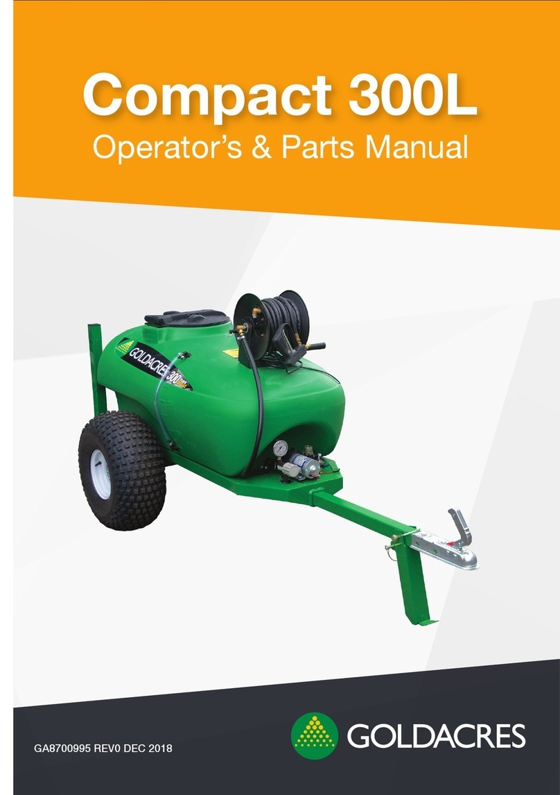 Goldacres Compact 300L Operator's & parts manual