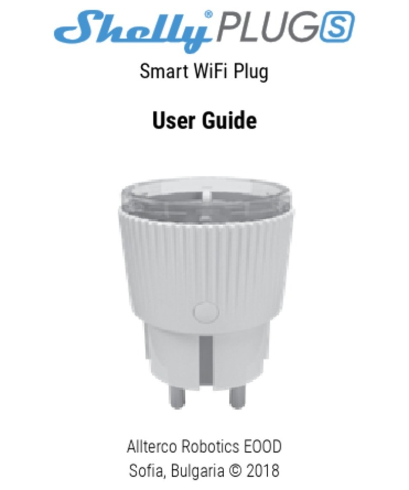 Allterco Robotics Shelly Plug S user guide