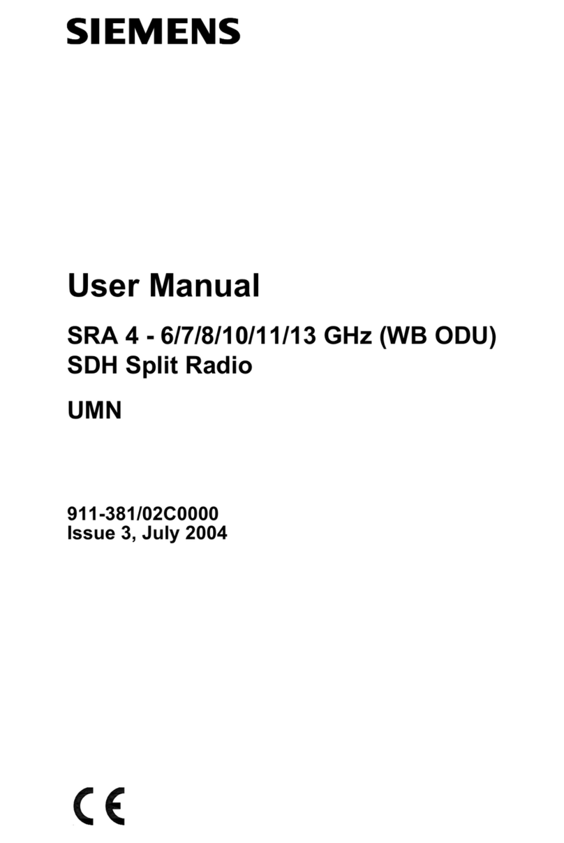 Siemens SRA 4 user manual