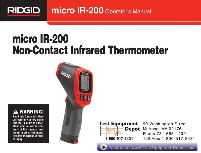 RIDGID micro IR-200 User manual