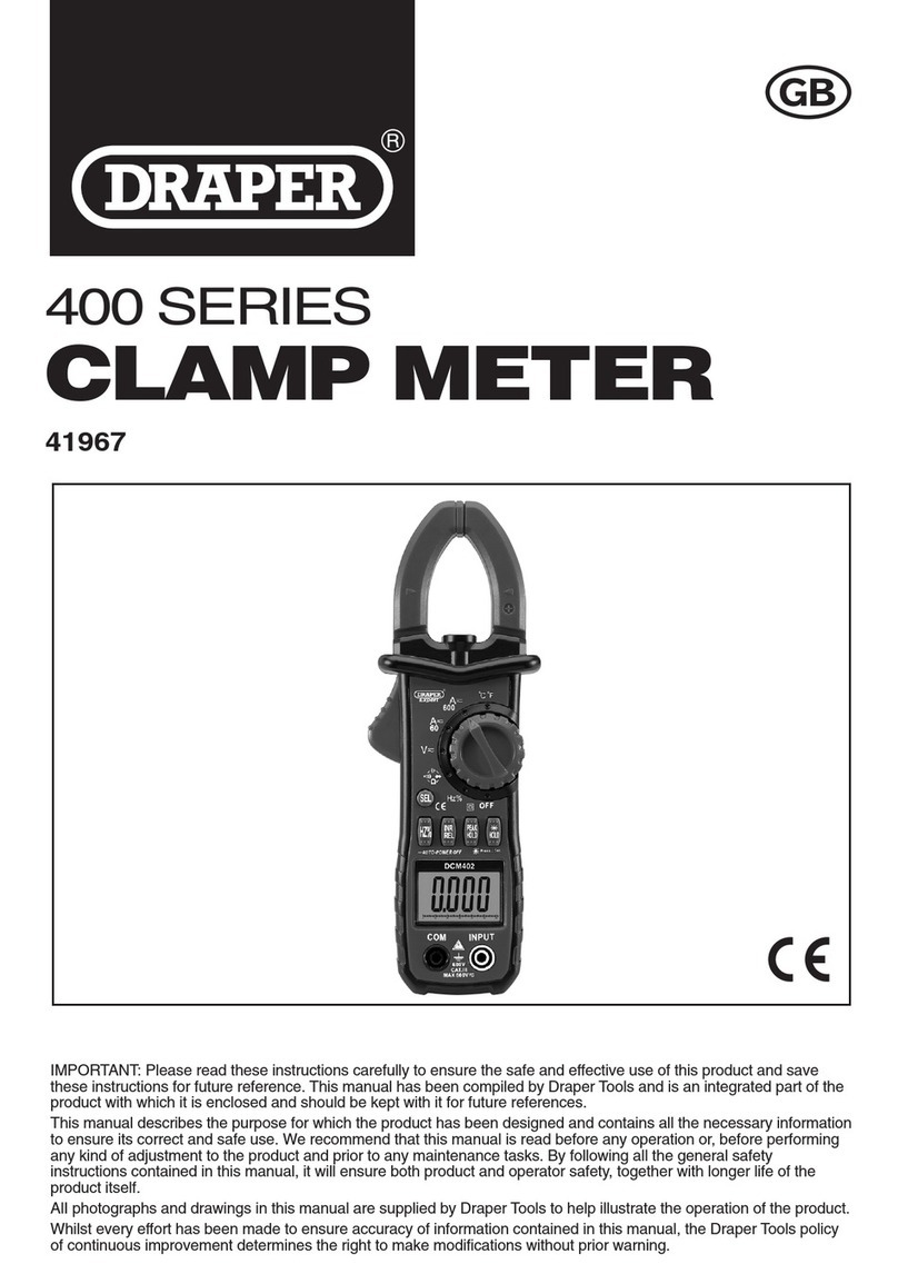 Draper 400 Series User manual