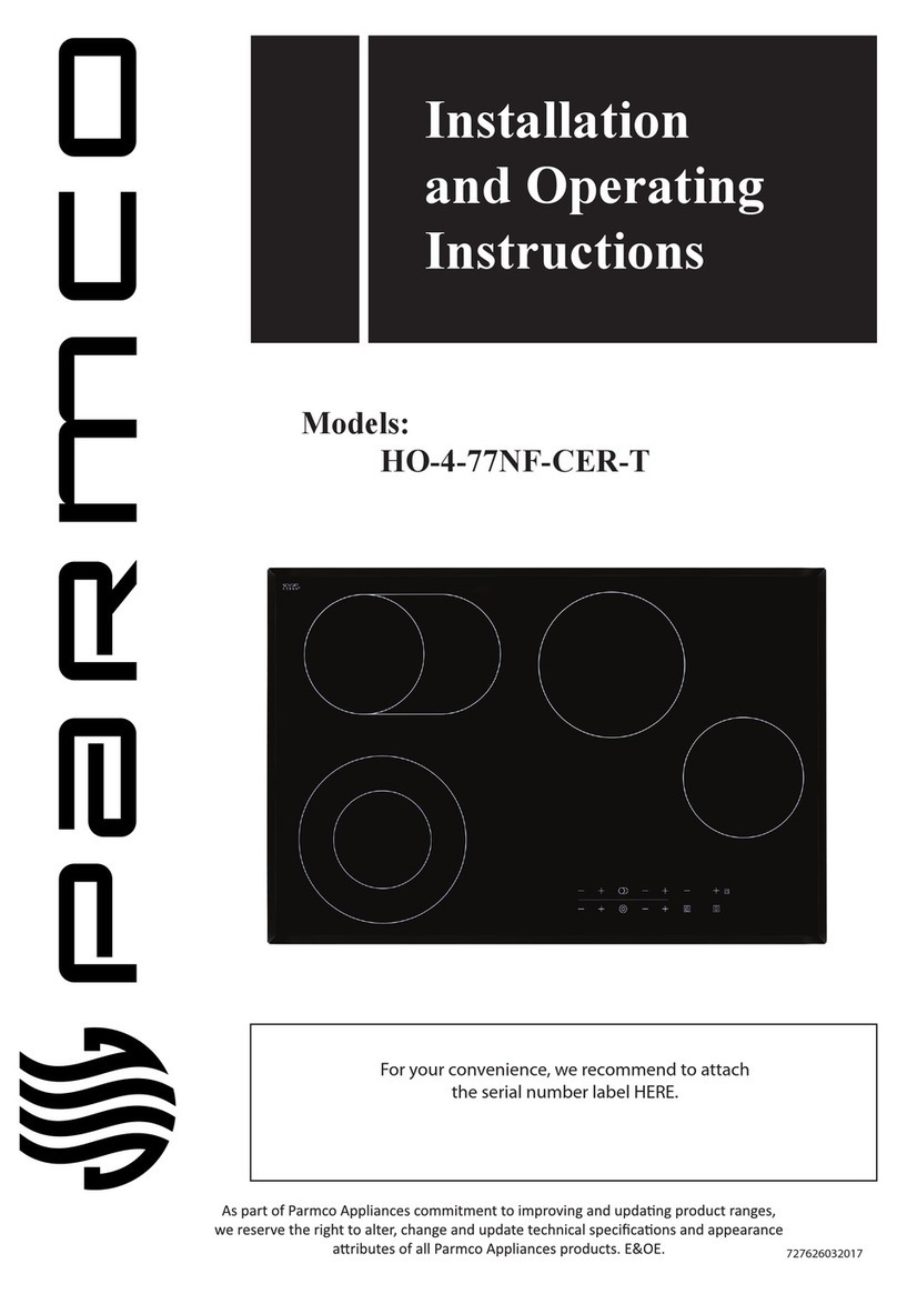 Parmco HO-4-77NF-CER-T User manual