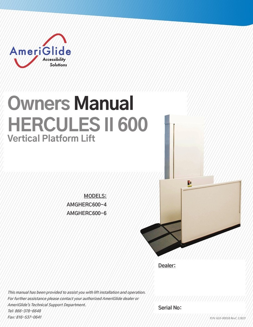AmeriGlide HERCULES II 600 Series owner's manual