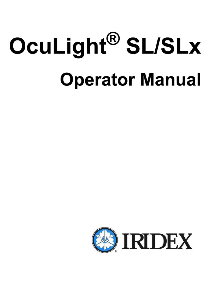 Iridex OcuLight SL Operator's manual