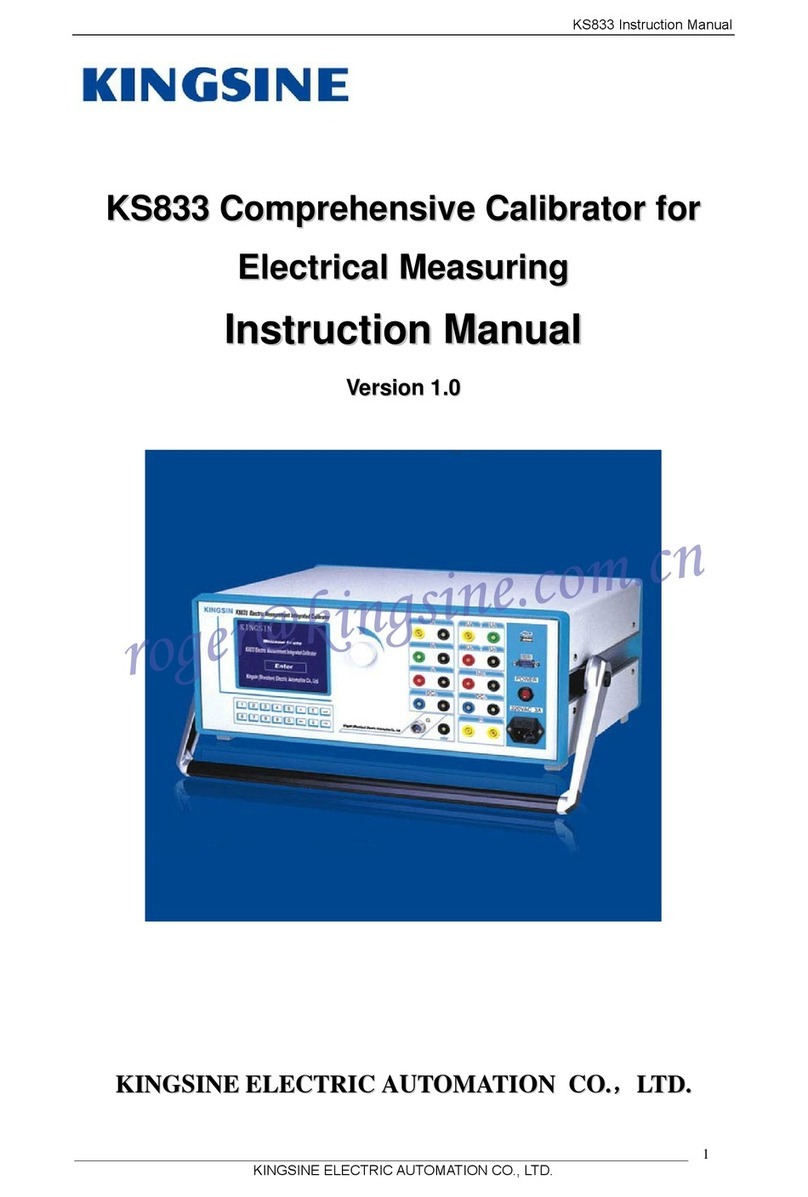 KINGSINE KS833 instruction manual