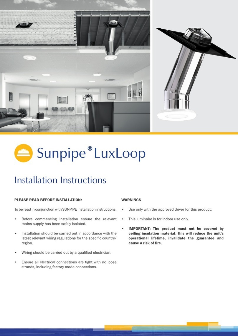 Monodraught Sunpipe LuxLoop installation instructions