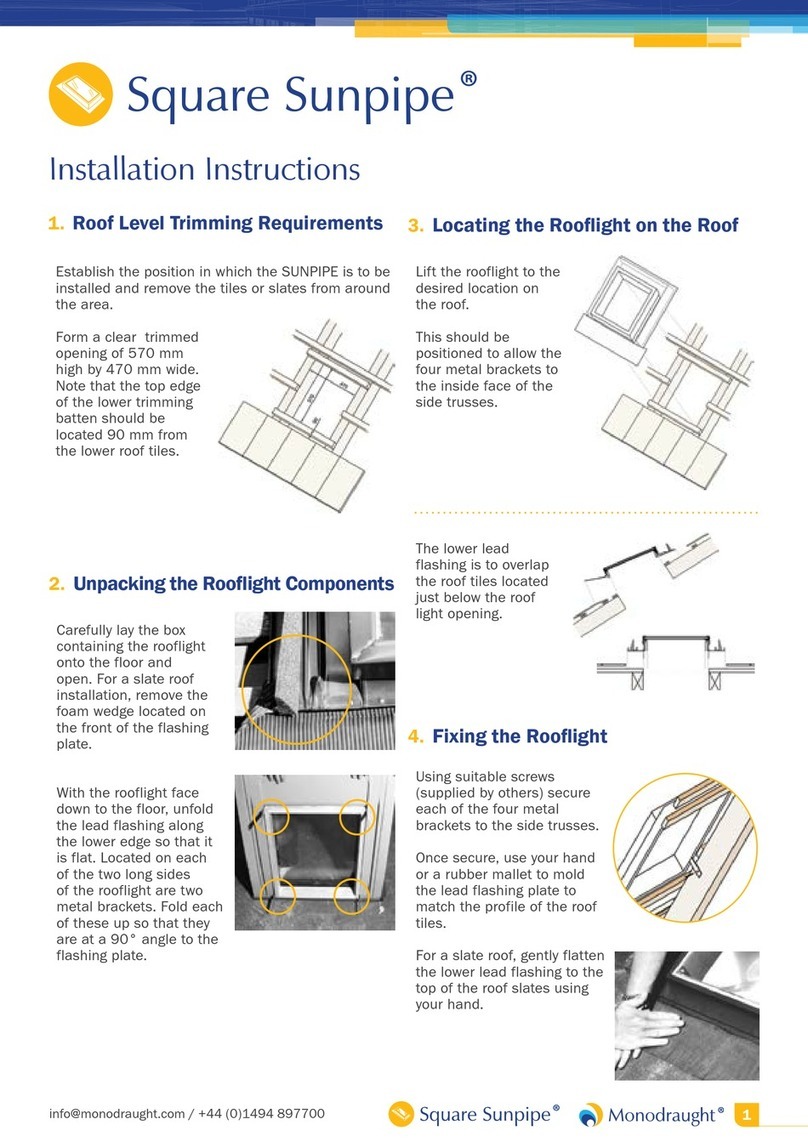 Monodraught Square Sunpipe User manual