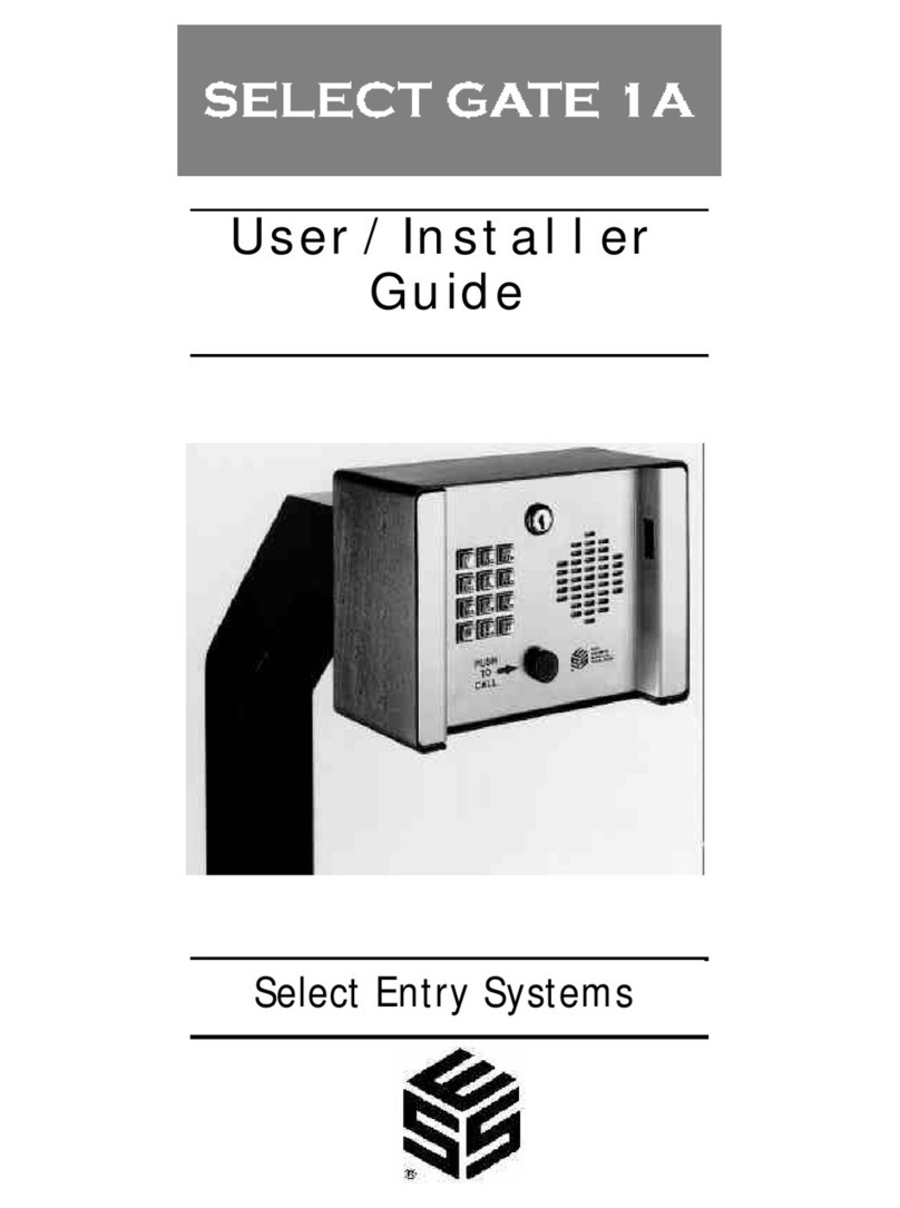 Select Engineered Systems Select Gate 1A User manual
