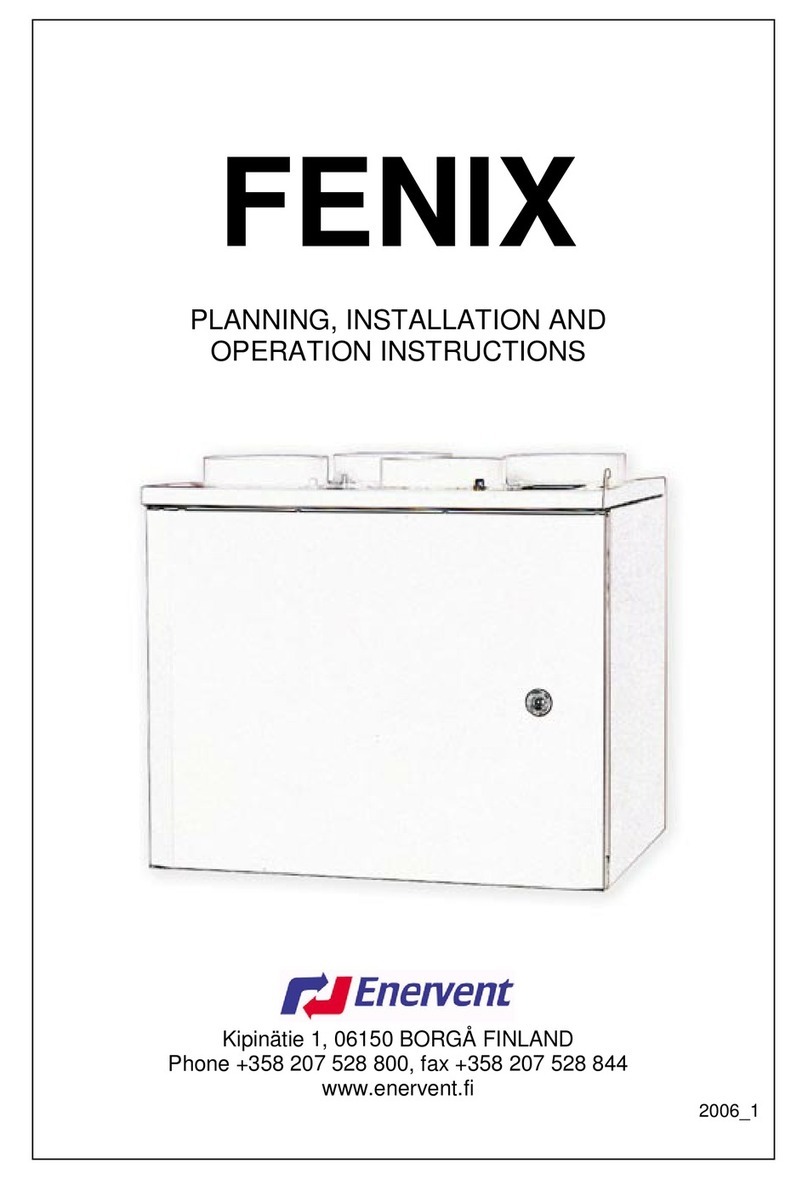 enervent Fenix 60 User manual