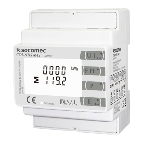 socomec COUNTIS M43 User manual
