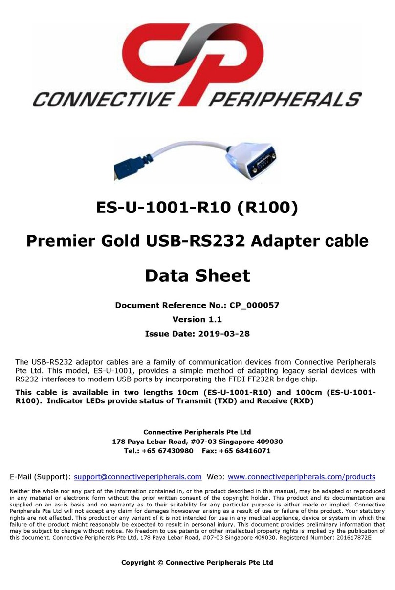 Connective Peripherals ES-U-1001-R10 datasheet