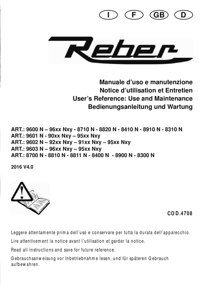 REBER 8710 N User reference