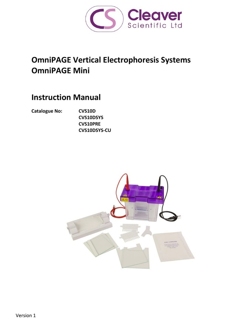 Cleaver Scientific OmniPAGE Series instruction manual