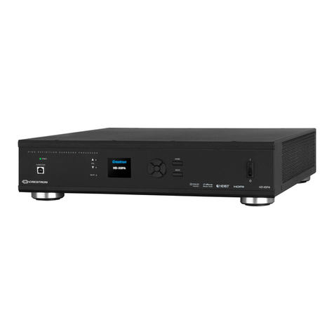 Crestron HD-XSPA Do guide