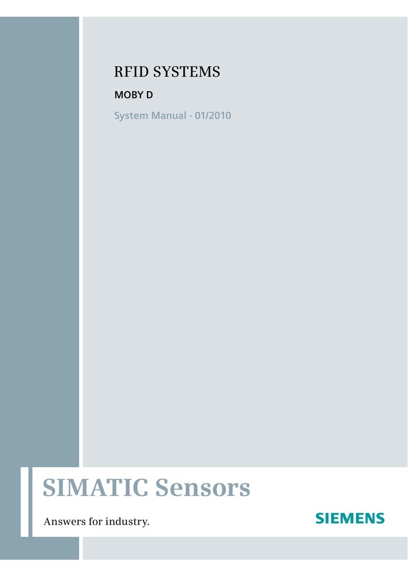 Siemens SIMATIC MOBY D User guide