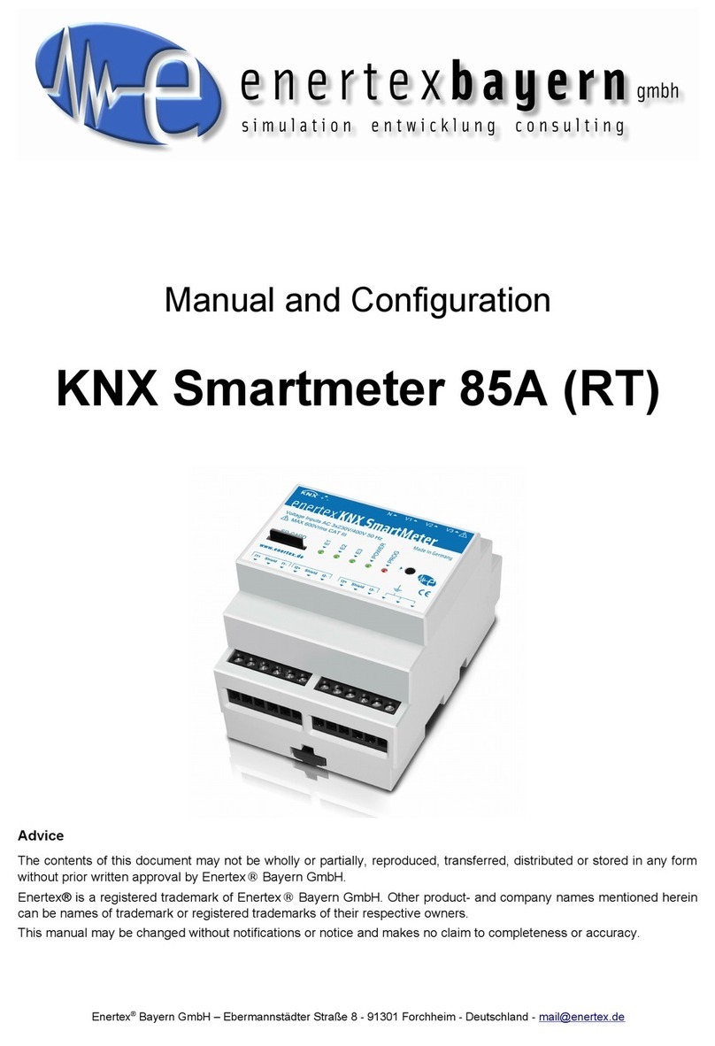 enertexbayern Enertex KNX Smartmeter 85A (RT) Manual and Configuration