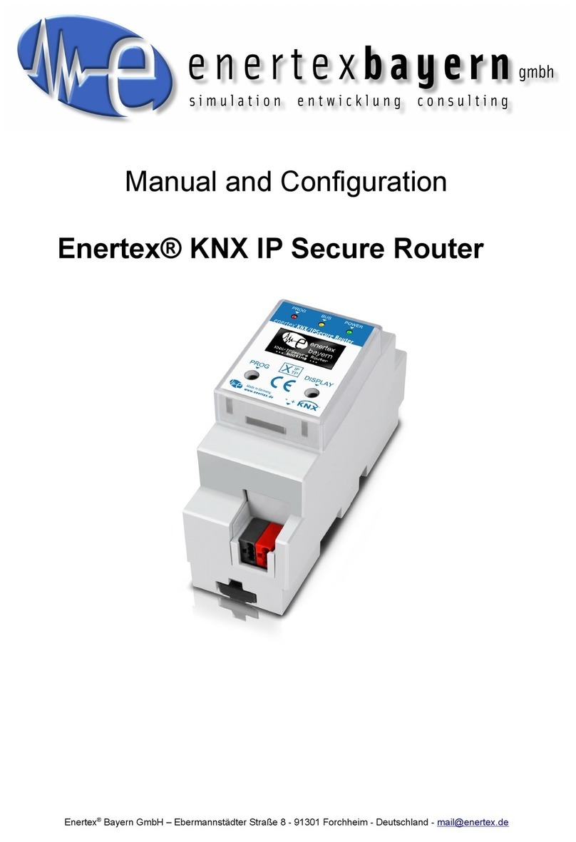 enertexbayern Enertex KNX IP Secure Router Quick guide