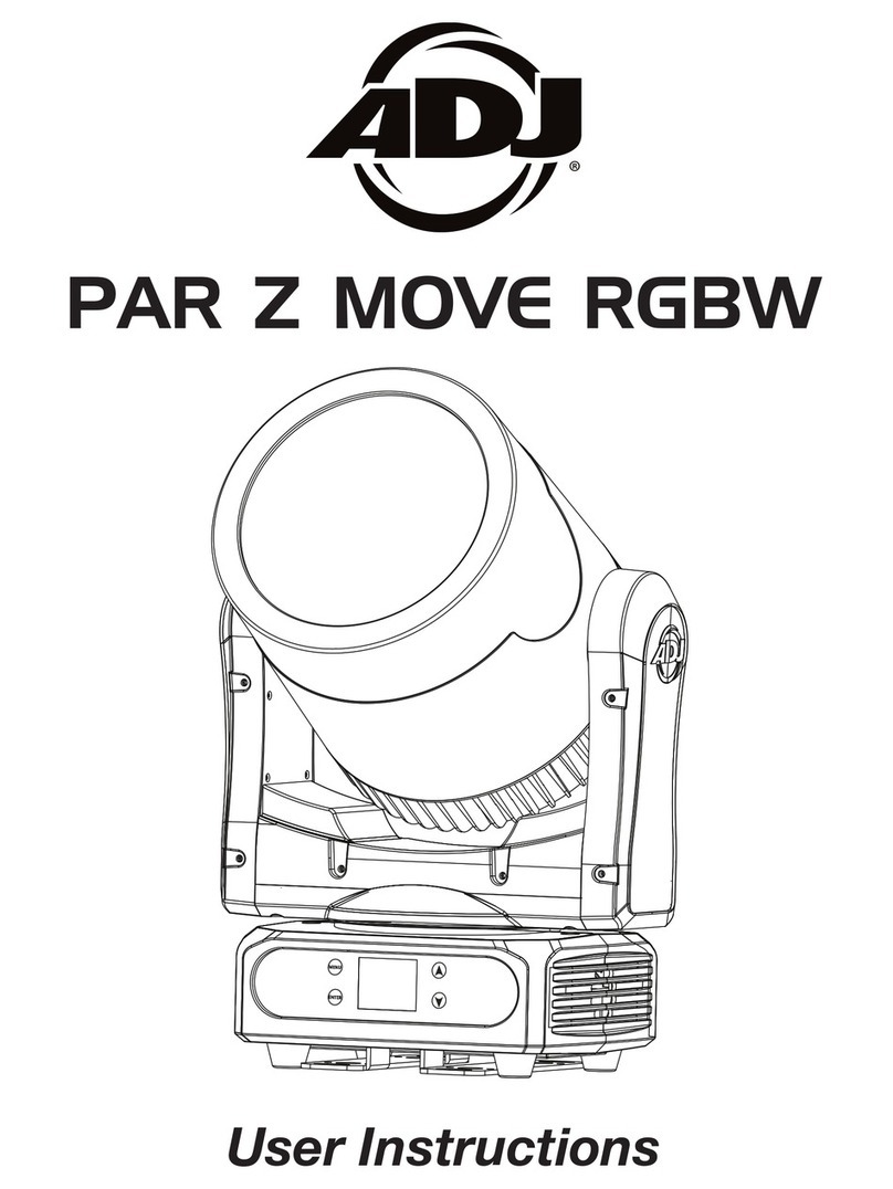 ADJ Par Z Move RGBW User manual