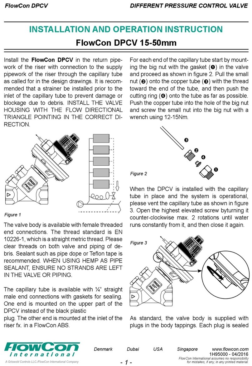 FlowCon DPCV Owner's manual