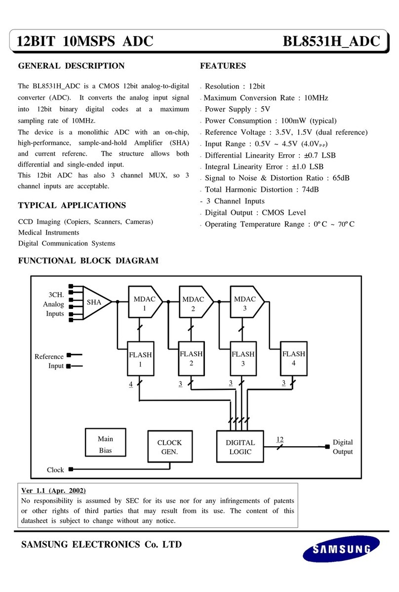 Samsung BL8531H manual