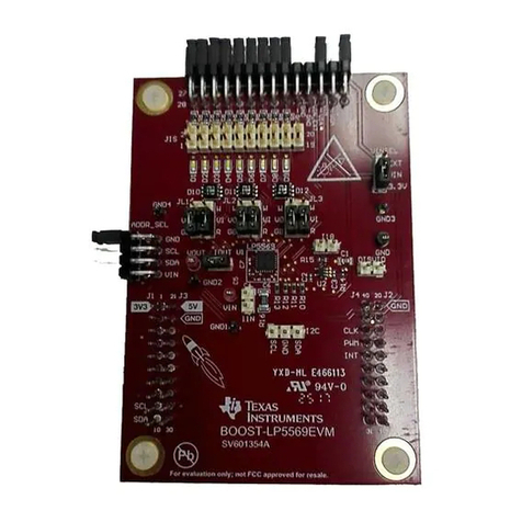 Texas Instruments BOOST-LP5569EVM User manual