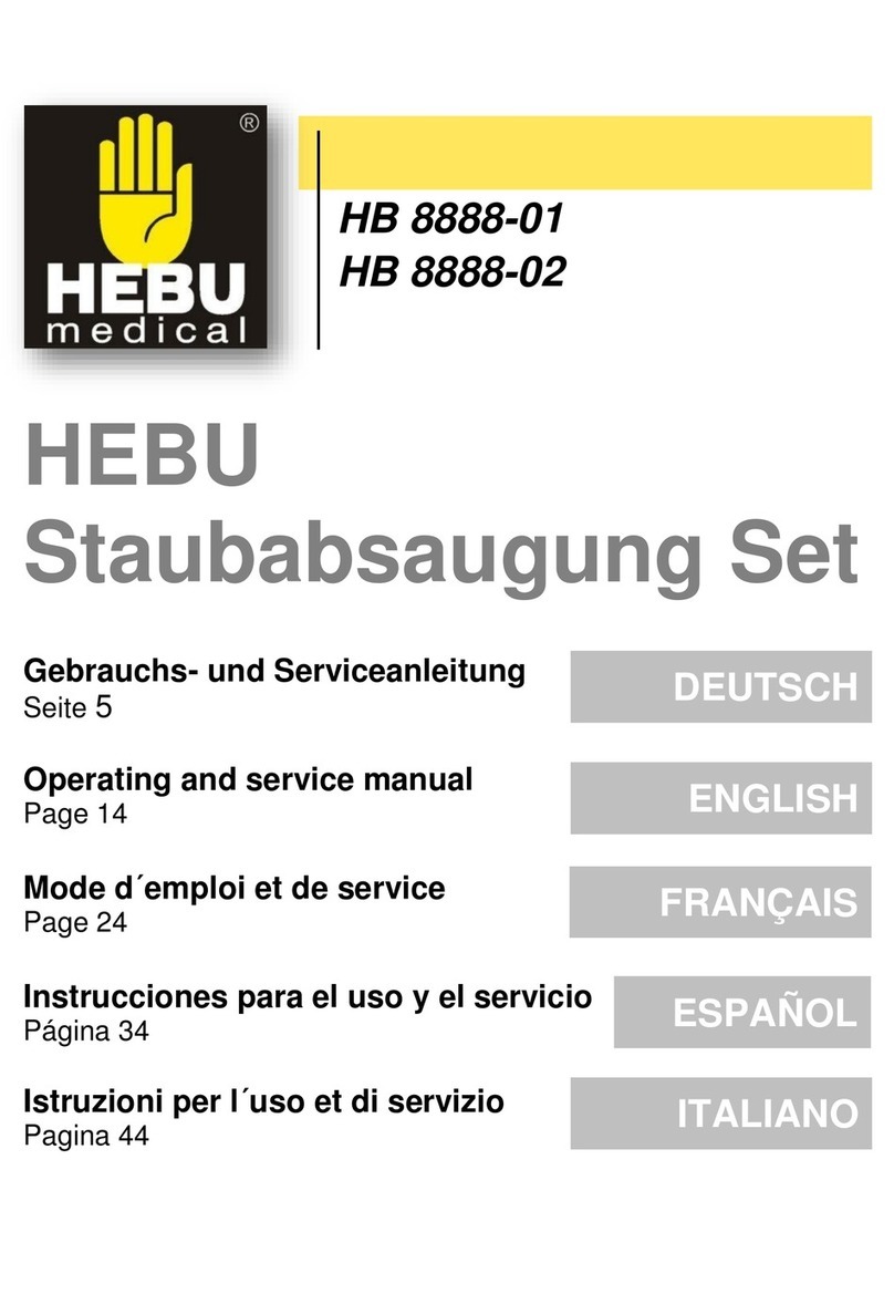 HEBU medical HB 8888-01 Operating and service manual HEBU medical HB 8888-01 Operating and service manual