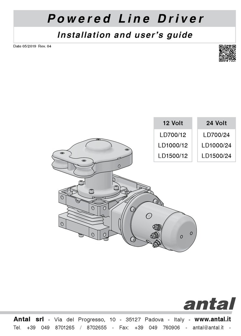 Antal LD700/24 Installation and user guide