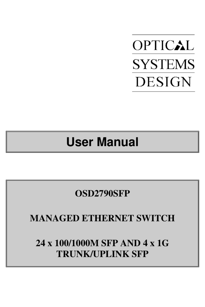Optical Systems Design OSD2790SFP user manual Optical Systems Design OSD2790SFP user manual